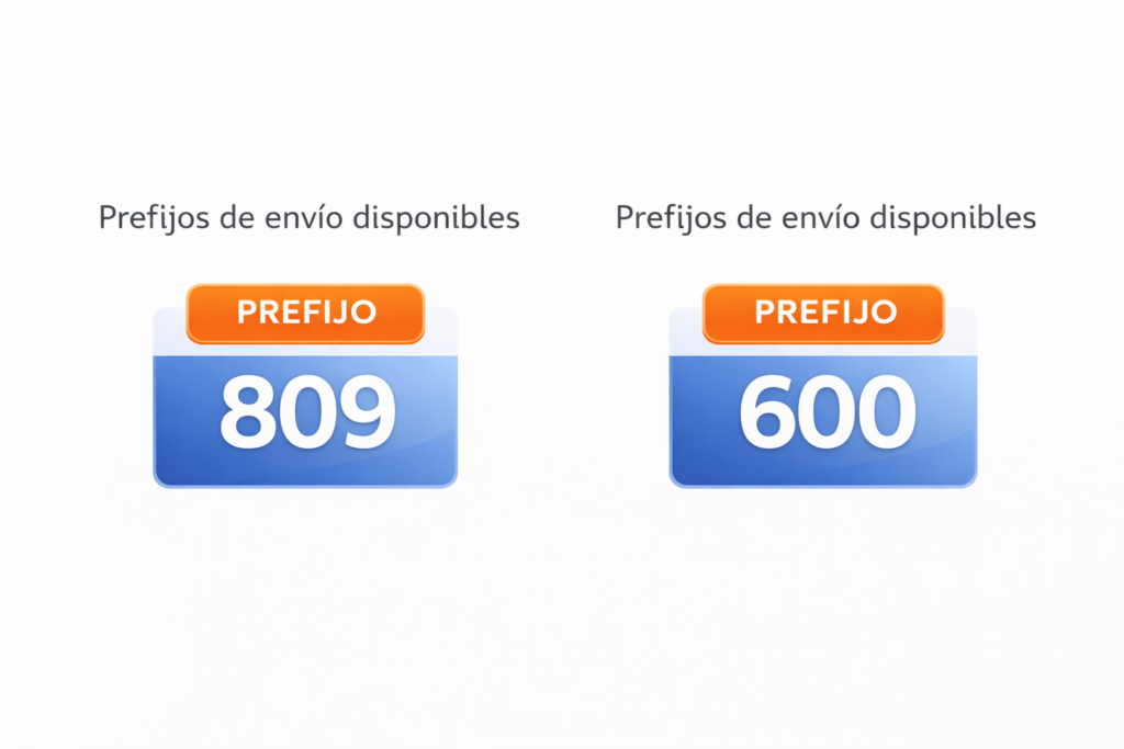 Prefijo 600 y 800 para envíos masivos de correo en plataforma Puntonet